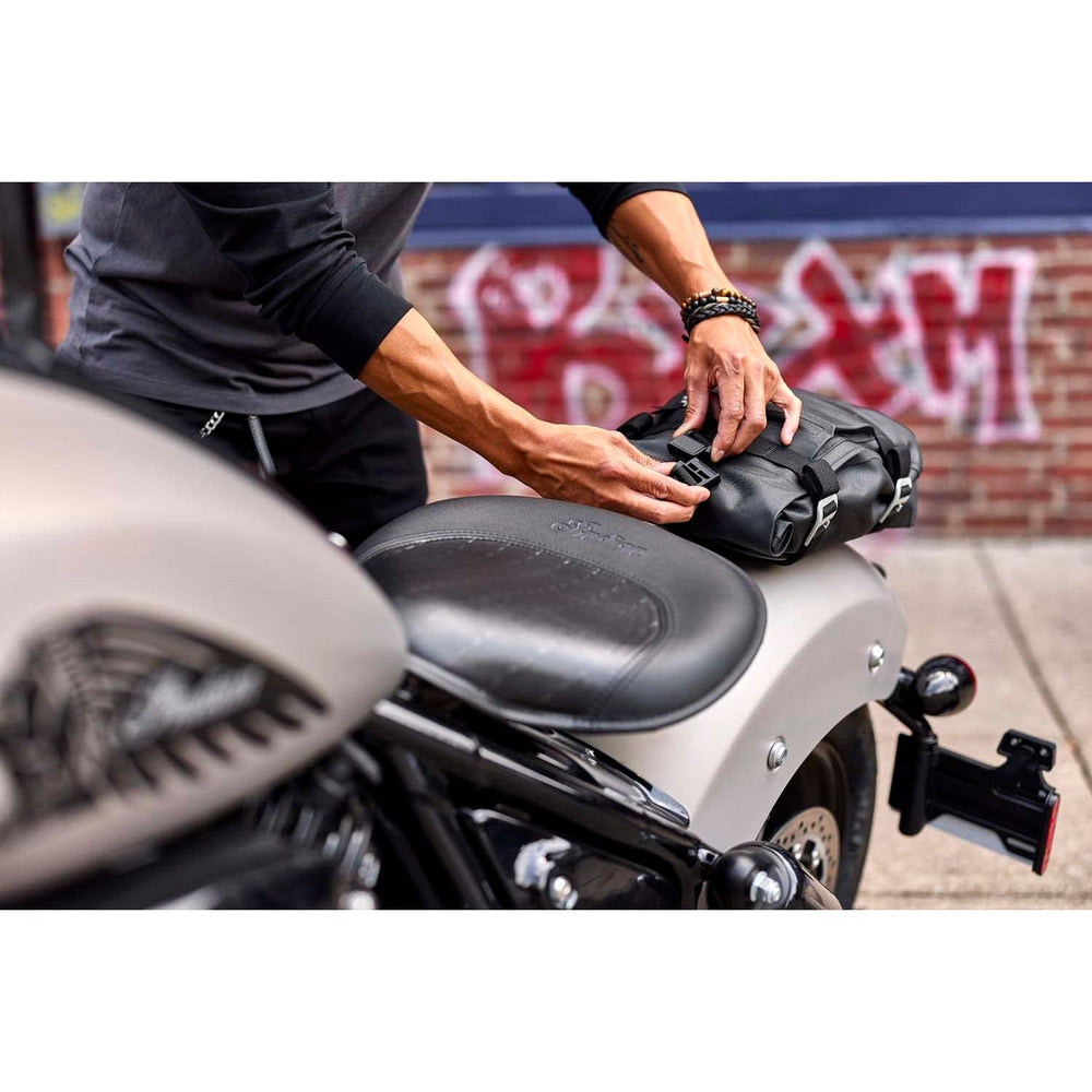 
                      
                        Indian Motorcycle All-Weather Vinyl Tailbag, Black - 2890106-FBA
                      
                    