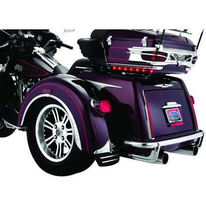 Kuryakyn Rear Mud Flaps For Trikes Chrome