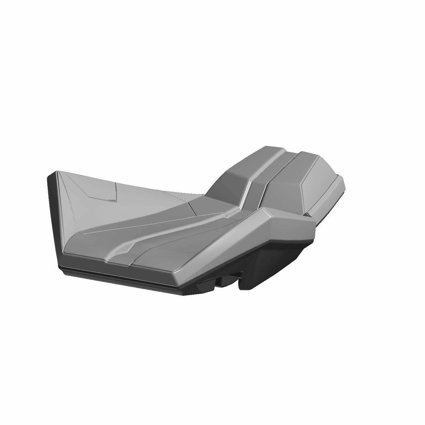Polaris Slingshot Seat Cushion, Back, Fireball Red with Black, Genuine OEM Part 2685153-1417, Qty 1