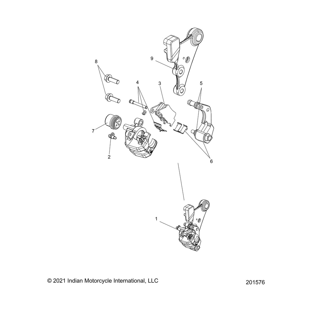 
                      
                        Victory Motorcycles Indian Motorcycle Torque Bracket, Brake, Genuine OEM Part 5139957-468, Qty 1
                      
                    