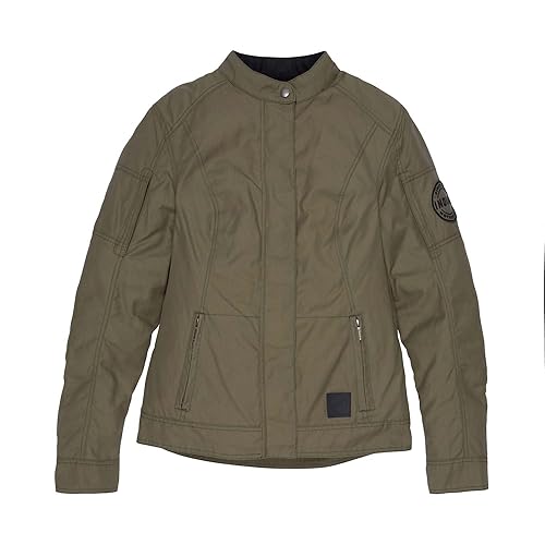 
                      
                        Indian Motorcycle Women's Harrison Wax Jacket, Green
                      
                    