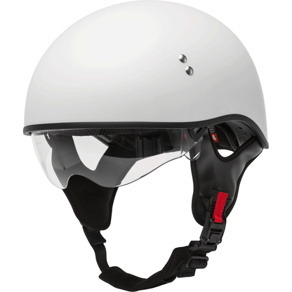 Hh 65 Half Helmet Naked Matte White Sm