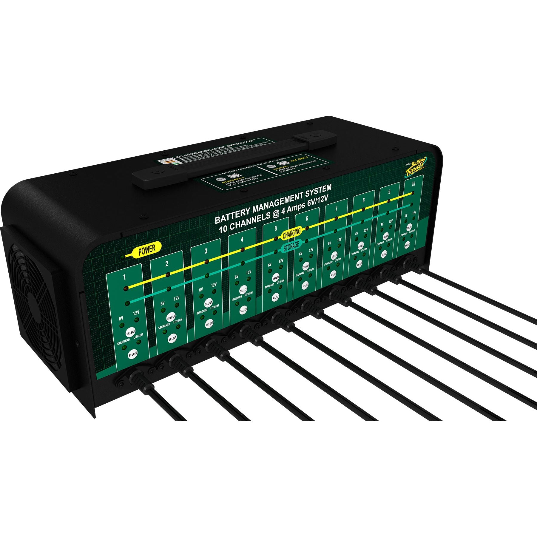 10 Bank Battery Charger