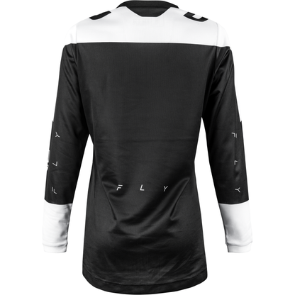 Women's F 16 Jersey Black/White Lg