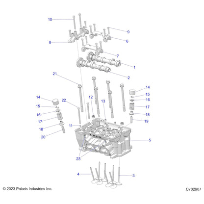 Polaris Ranger Hollow Dowel, 8 mm x 8 mm, Genuine OEM Part 7662355, Qty 1