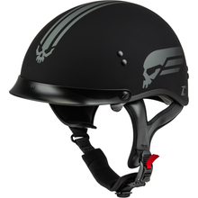 Hh 65 Retribution Helmet W/Peak Matte Black/Silver Sm