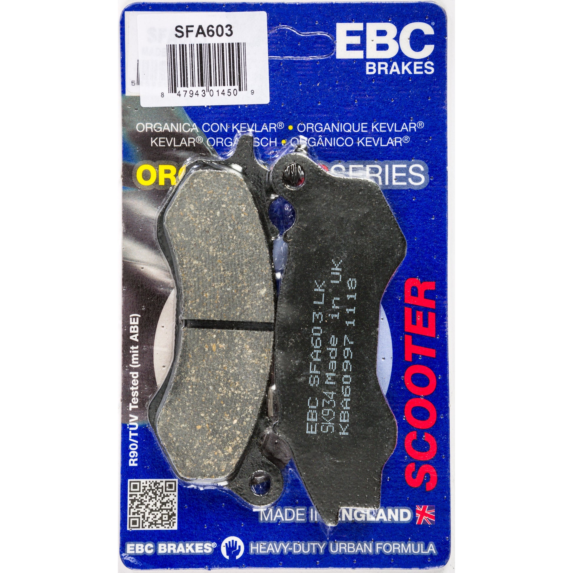 Brake Pads Sfa603 Organic
