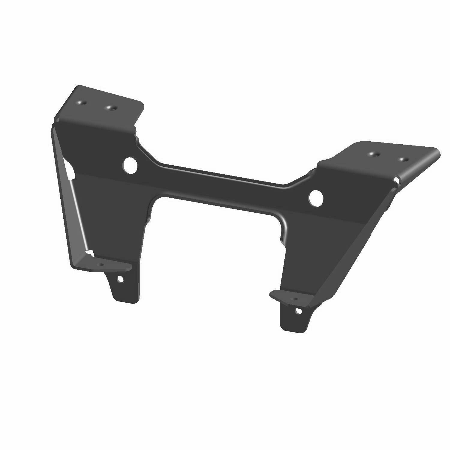 Polaris RZR Radiator Mount Bracket, Lower, Medium Gloss Black, Genuine OEM Part 5254709-067, Qty 1