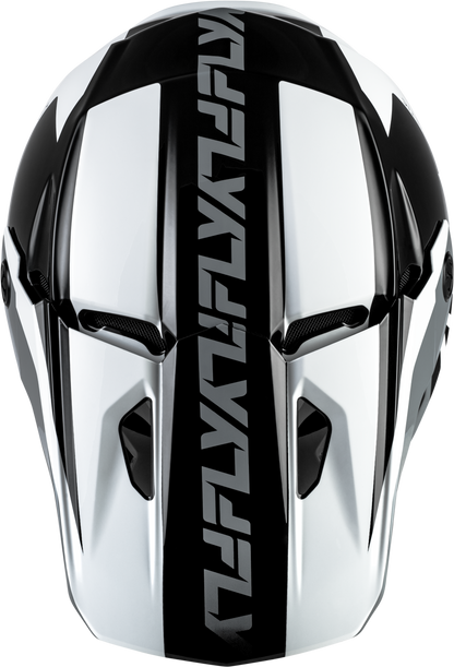 Kinetic Crest Helmet Black/White/Grey Lg