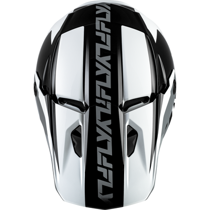 Kinetic Crest Helmet Black/White/Grey Xl