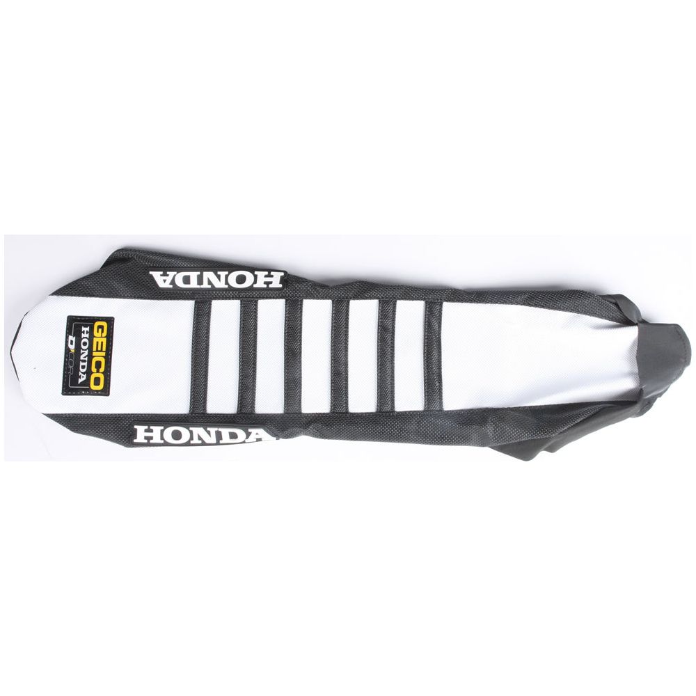 Seat Cover Geico Replica Black/White W/Ribs