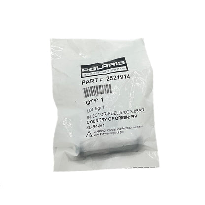 Polaris RZR Fuel Injector, Genuine OEM Part 2521914, Qty 1