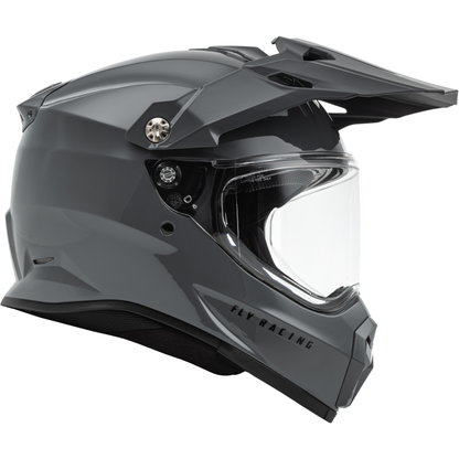 Trekker Solid Helmet Grey Sm