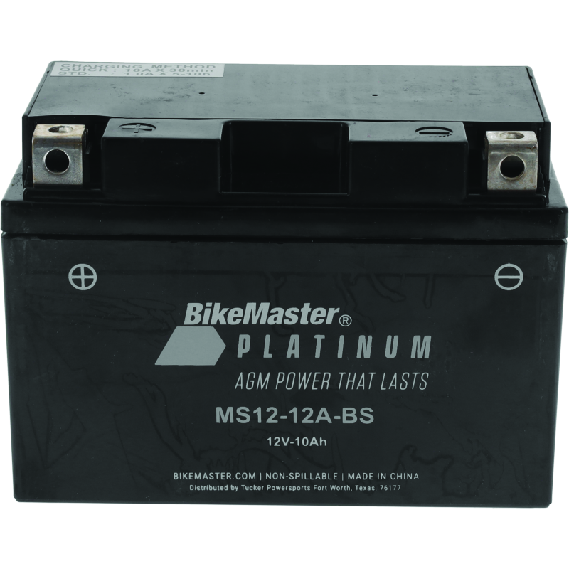 BikeMaster AGM Battery - MS12-12A-BS