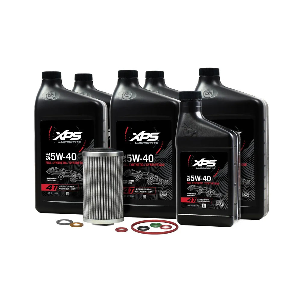 
                      
                        Can-Am 4T 5W-40 Full Synthetic Oil Change Kit for Rotax 1330 engine - 9779484
                      
                    