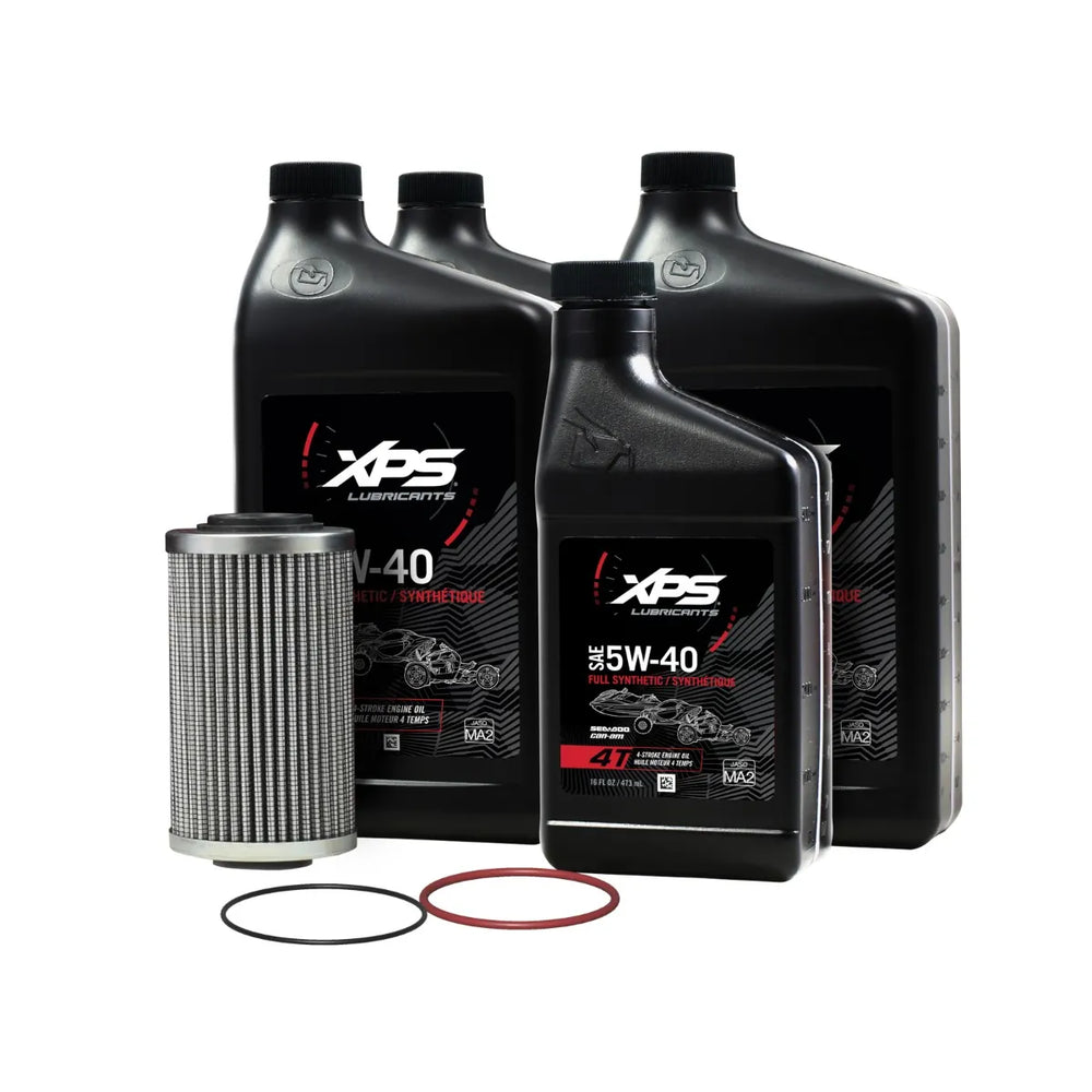 
                      
                        Sea-Doo 4T 5W-40 Full Synthetic Oil Change Kit for engines of 1500 cc or more - 9779486
                      
                    