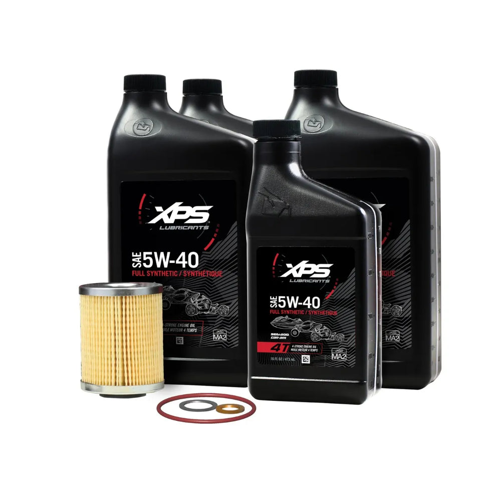 
                      
                        Can-Am 4T 5W-40 Full Synthetic Oil Change Kit for Rotax 450 cc or less engine - 9779487
                      
                    