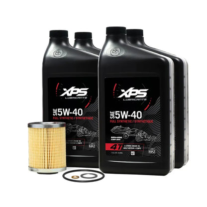 Can-Am 4T 5W-40 Full Synthetic Oil Change Kit for Rotax 900 ACE engine - 9779489
