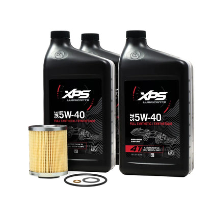 Can-Am 4T 5W-40 Full Synthetic Oil Change Kit for Rotax 600 CC engine - 9779490