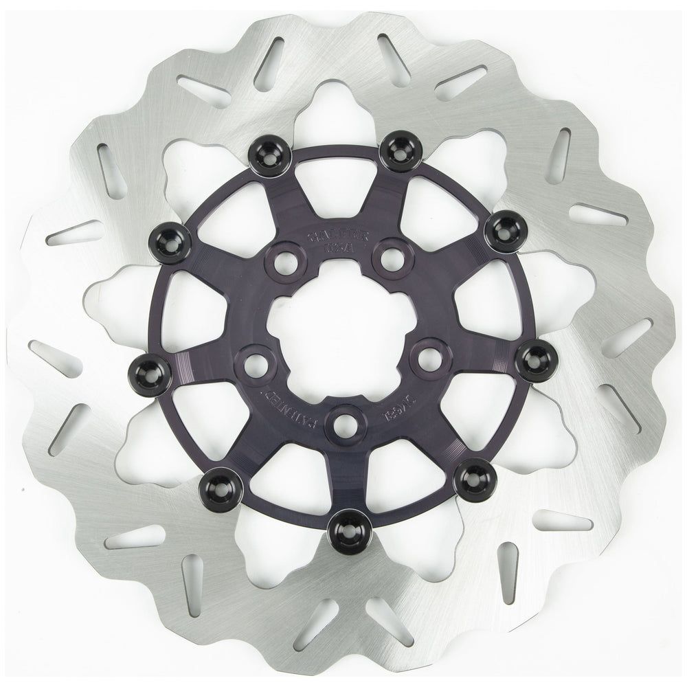 Rotor 11.8" Floating Wave Rr Black