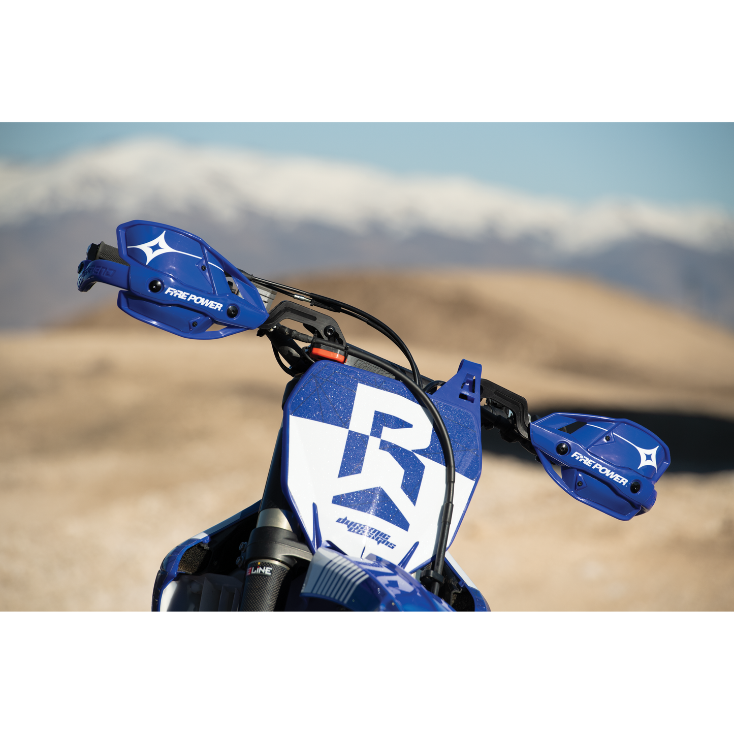 1 1/8" Closed Handguard Blue