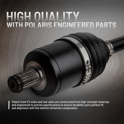 Polaris Rear Half Shaft CV Axle for Specific GENERAL XP 1000 & XP 4 1000 Models, Including Sport, Ultimate, Premium, Deluxe, Trailhead and More, Full Assembly, OEM Part, Black, Qty 1-1334268