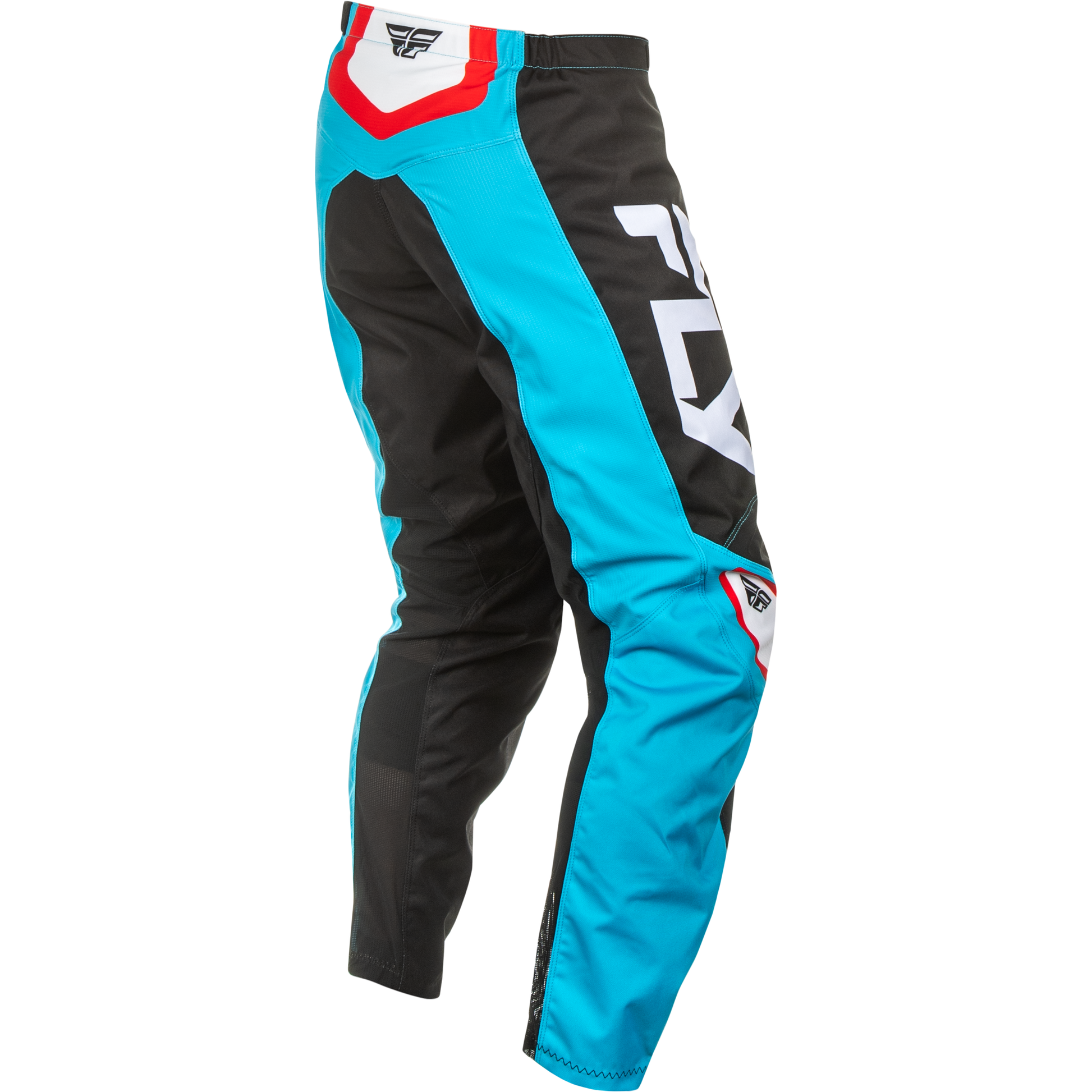 F 16 Pants Cyan/Black/White Sz 36