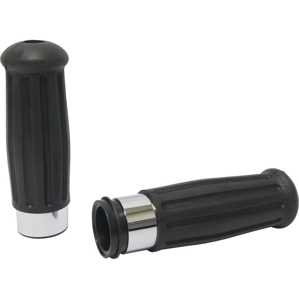 Grips Vintage Chrome Ring Throttle By Wire