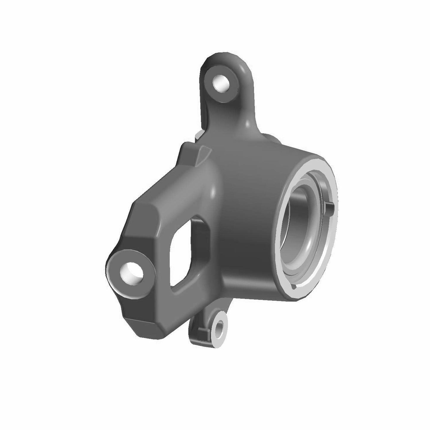 Polaris ATV Steering Knuckle Assembly, Left, Genuine OEM Part 1824523, Qty 1