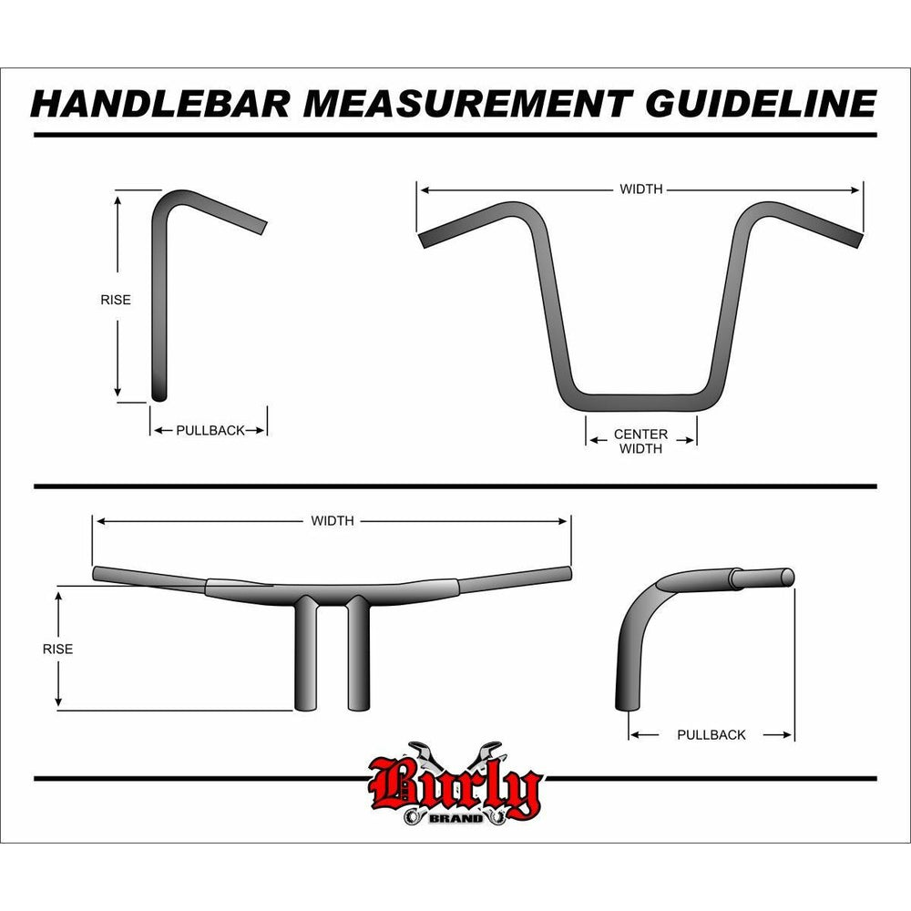 Gorilla 12" Apehangers 1.25" Chrome