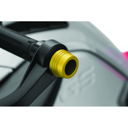 Kuryakyn Lodestar Handlebar Sliders-BMW-Gold