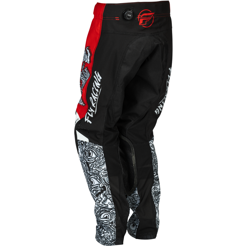Youth Kinetic Mutant Pants Red/White/Black Sz 24