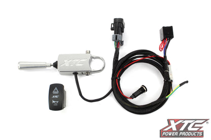 Auto Turn Signal Kit W/ Billet Lever And Front Drl Lights Kaw