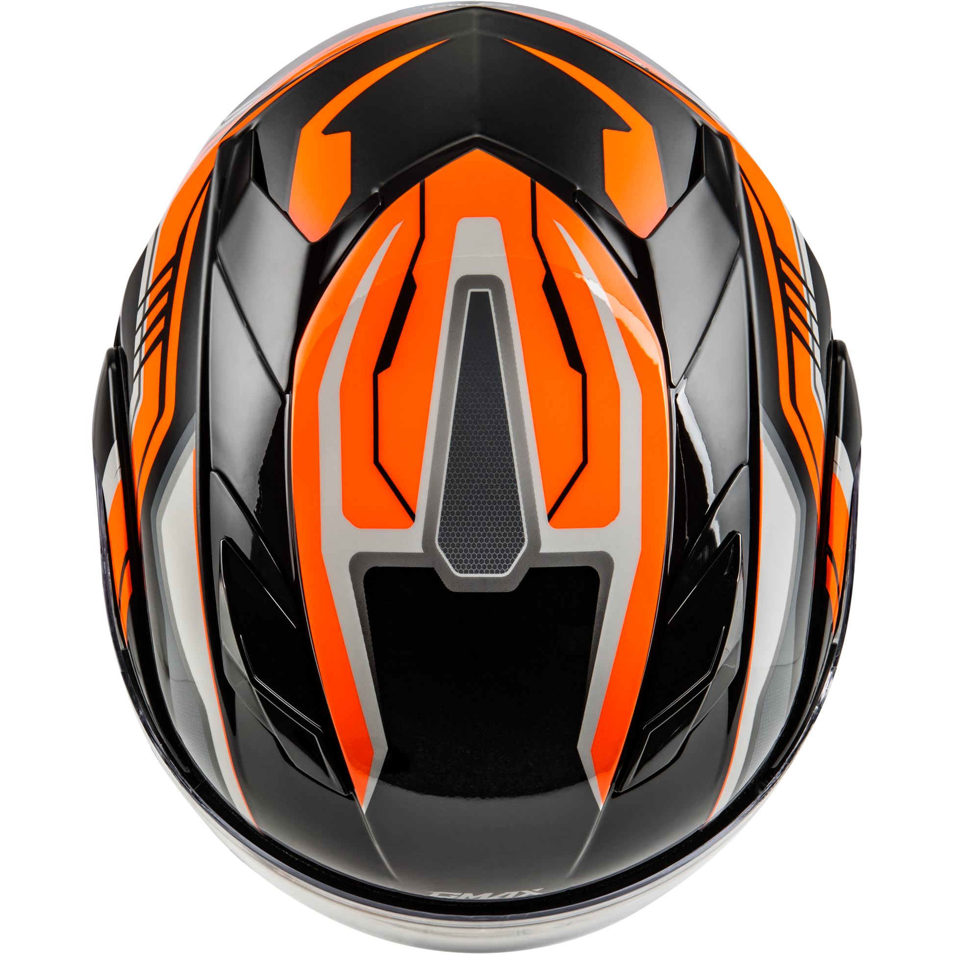 Md 01s Transistor Snow Helmet Orange/Black Sm