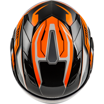 Md 01s Transistor Snow Helmet Orange/Black Sm