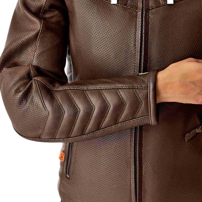Womens Roadster Air D3o Jacket Brown Leather Xs