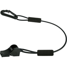 Floating Whistle W/Lanyard (Black)