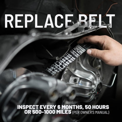 Polaris Drive Belt Heavy Duty for Sportsman 1000 XP, 850 Sportsman, Scrambler S 1000 XP Models and More, ATV CVT Belt for Heavy Loads, Runs Cooler, Withstands High Temps & Extreme Conditions - 3212331