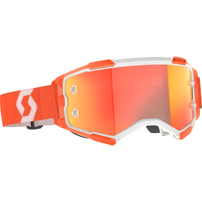 Fury Goggle Orange Orange Chrome Works