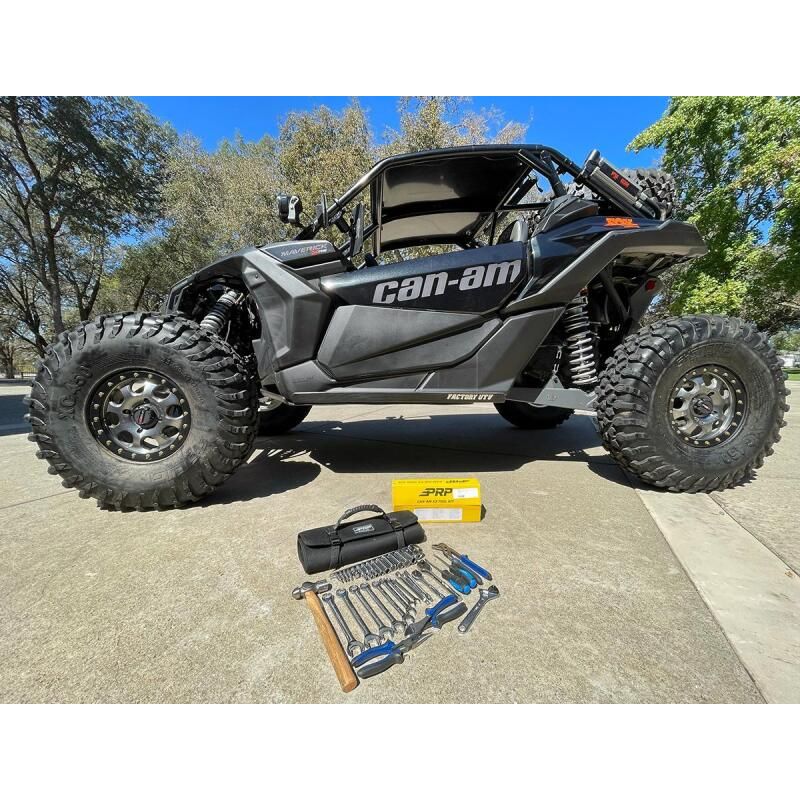 PRP 35pc Can-Am Roll Up Tool bag Tool kit - Black