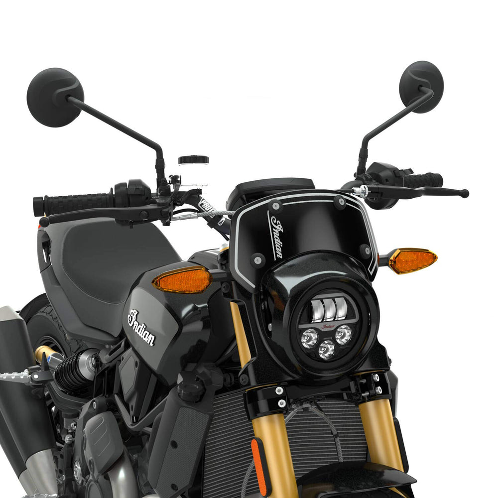 
                      
                        Indian Motorcycle Polycarbonate Low Windshield with Headlight Cowl, Clear - 2884010
                      
                    