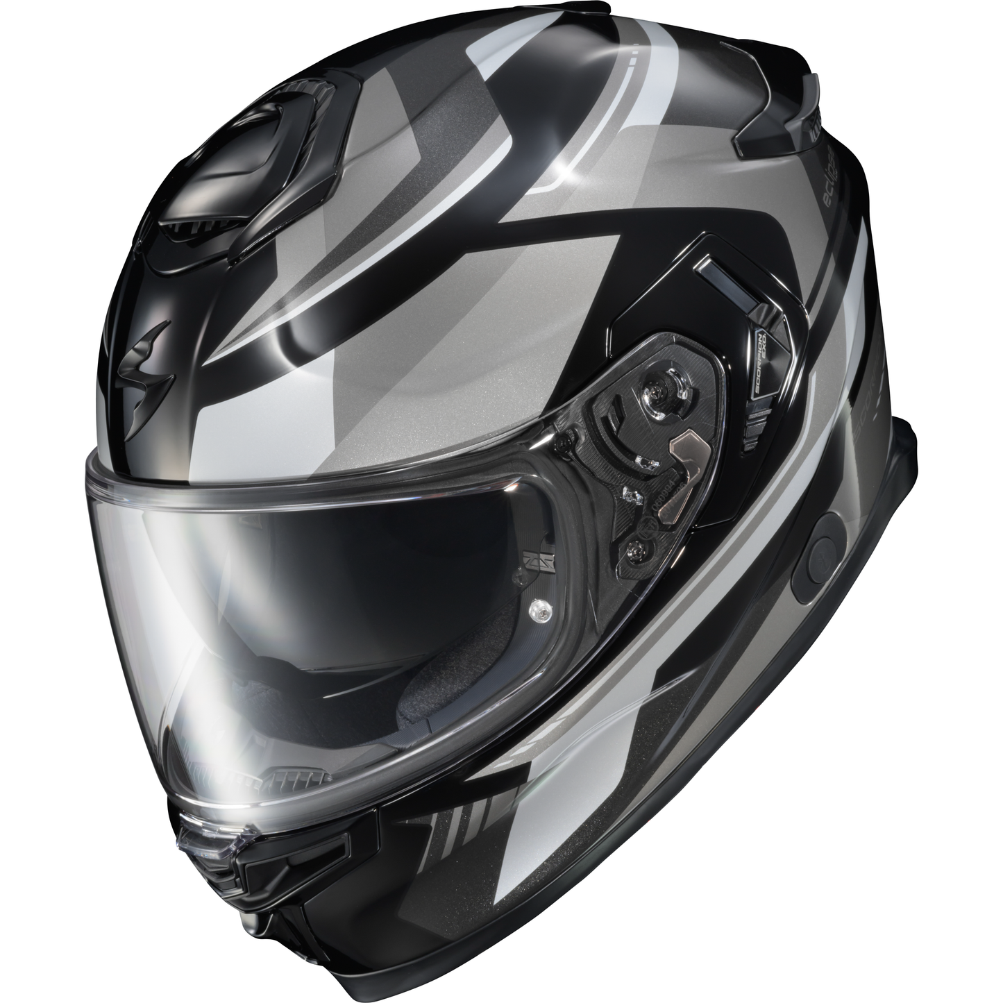 Exo Eclipse Full Face Helmet Lunar White/Black Lg