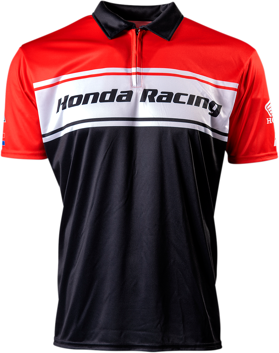 FACTORY EFFEX Honda Team Pit Shirt - Red/Black/White - 2XL 23-85308
