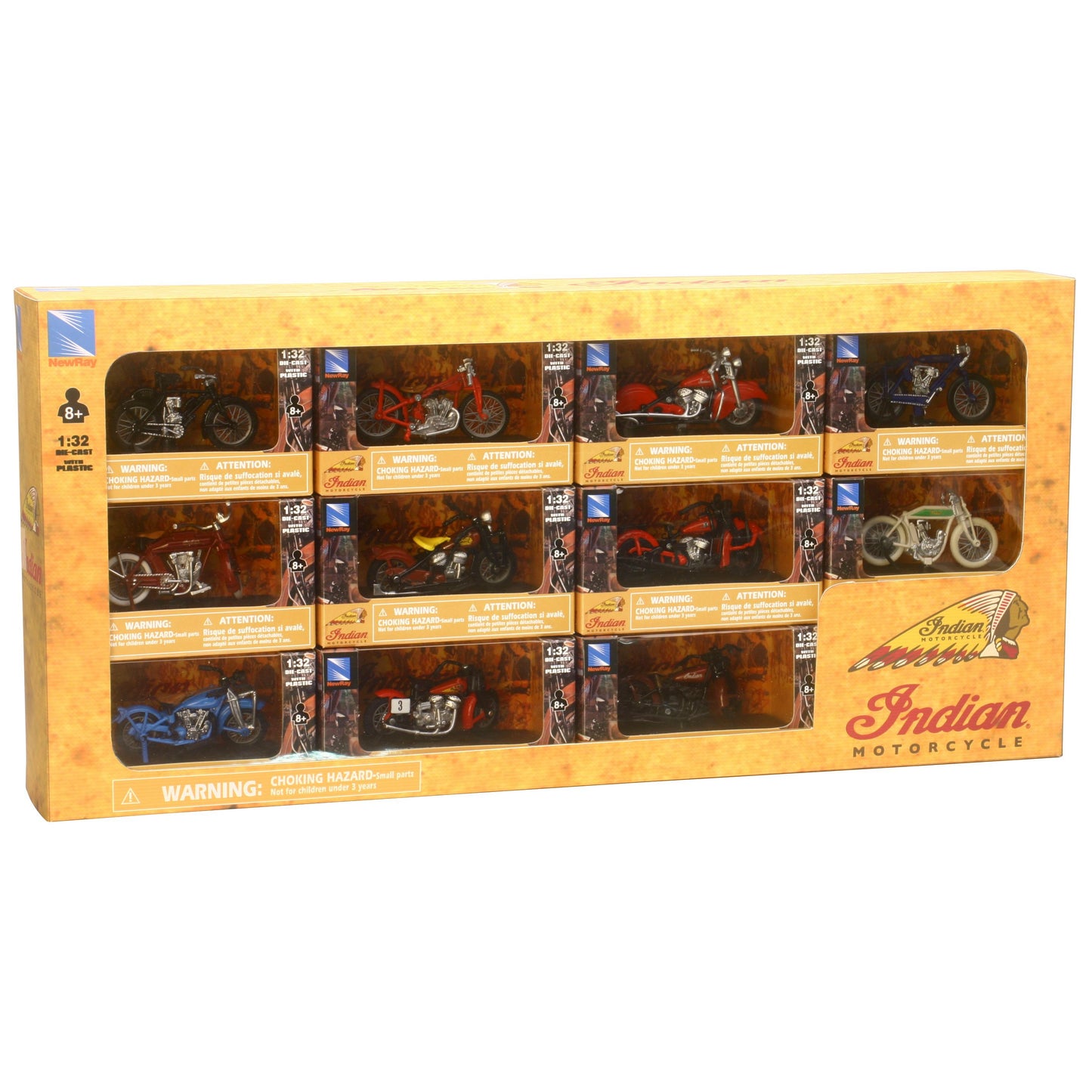Replica 1:32 Sport Scout Set 11/Pc Assorted Indian Models