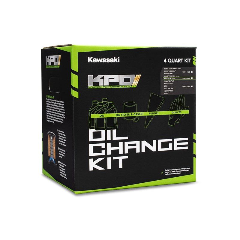 Kawasaki  KPO Oil Change Kit Full Synthetic - Ninja® ZX®10R / Ninja® ZX®10RR - 99974-0263