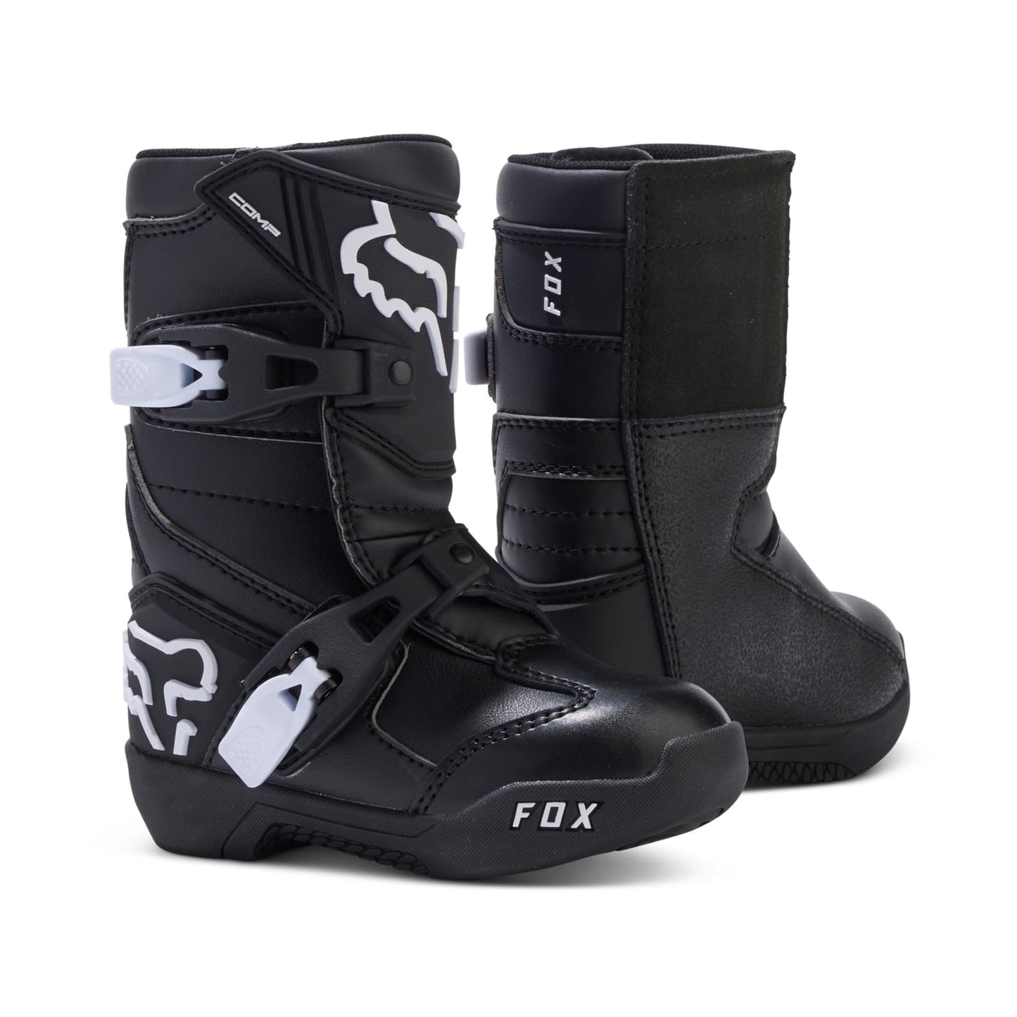 FOX RACING KIDS COMP MOTOCROSS BOOTS, BLACK, 12