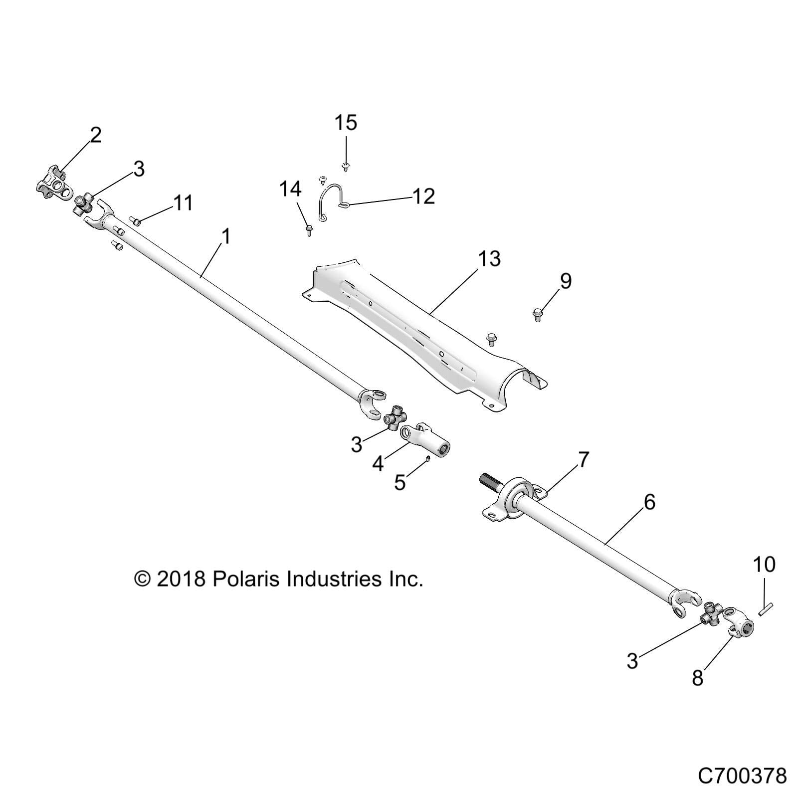 Polaris RZR BRKT-Tank Support,Inner,ECOAT, Genuine OEM Part 5265088-329, Qty 1