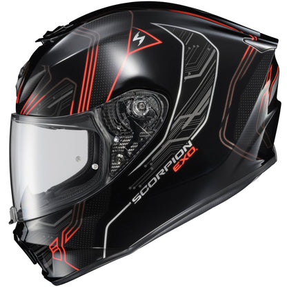 Exo R330 Full Face Helmet Bendr Red Lg