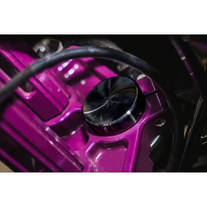 Smooth Steering Stem Cover Black