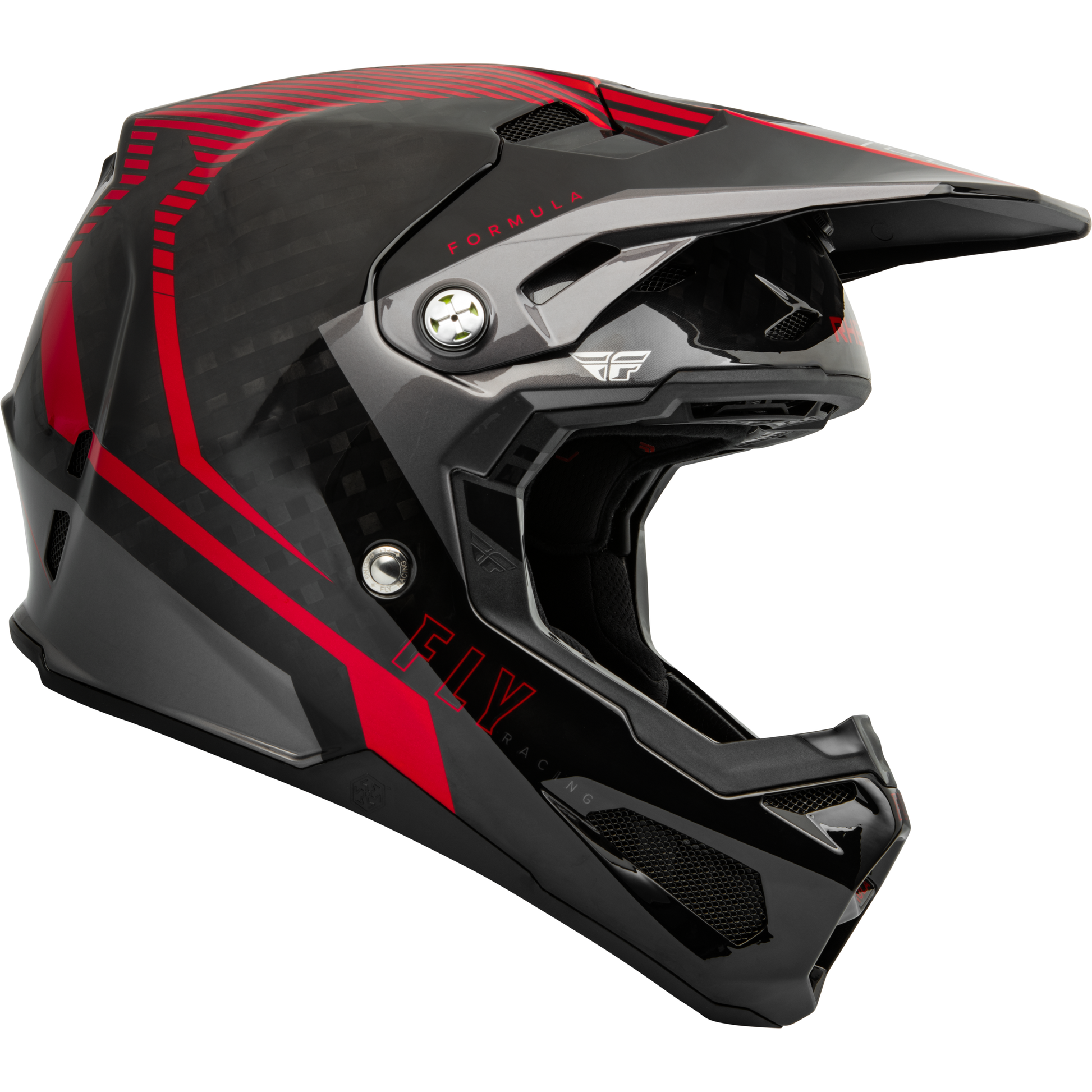 Formula Carbon Tracer Helmet Red/Black Xs